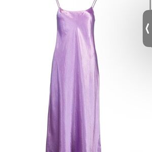 Vince Lavender Satin Slip Dress size S